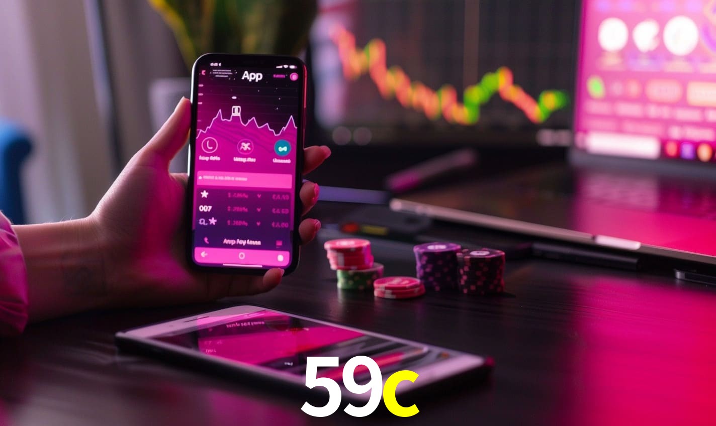 Comparação APP mobile vs versão web da 59c